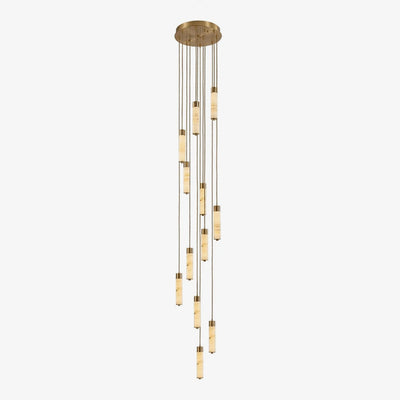 Harvenstone Alabaster Column Chandelier