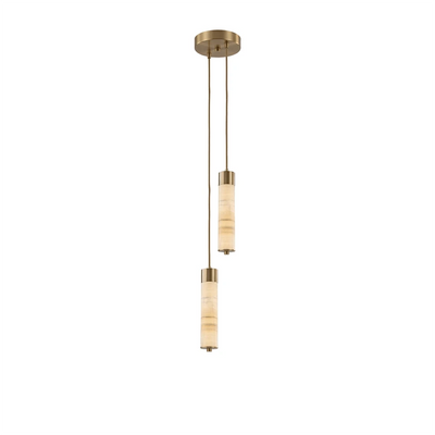 Harvenstone Alabaster Column Chandelier