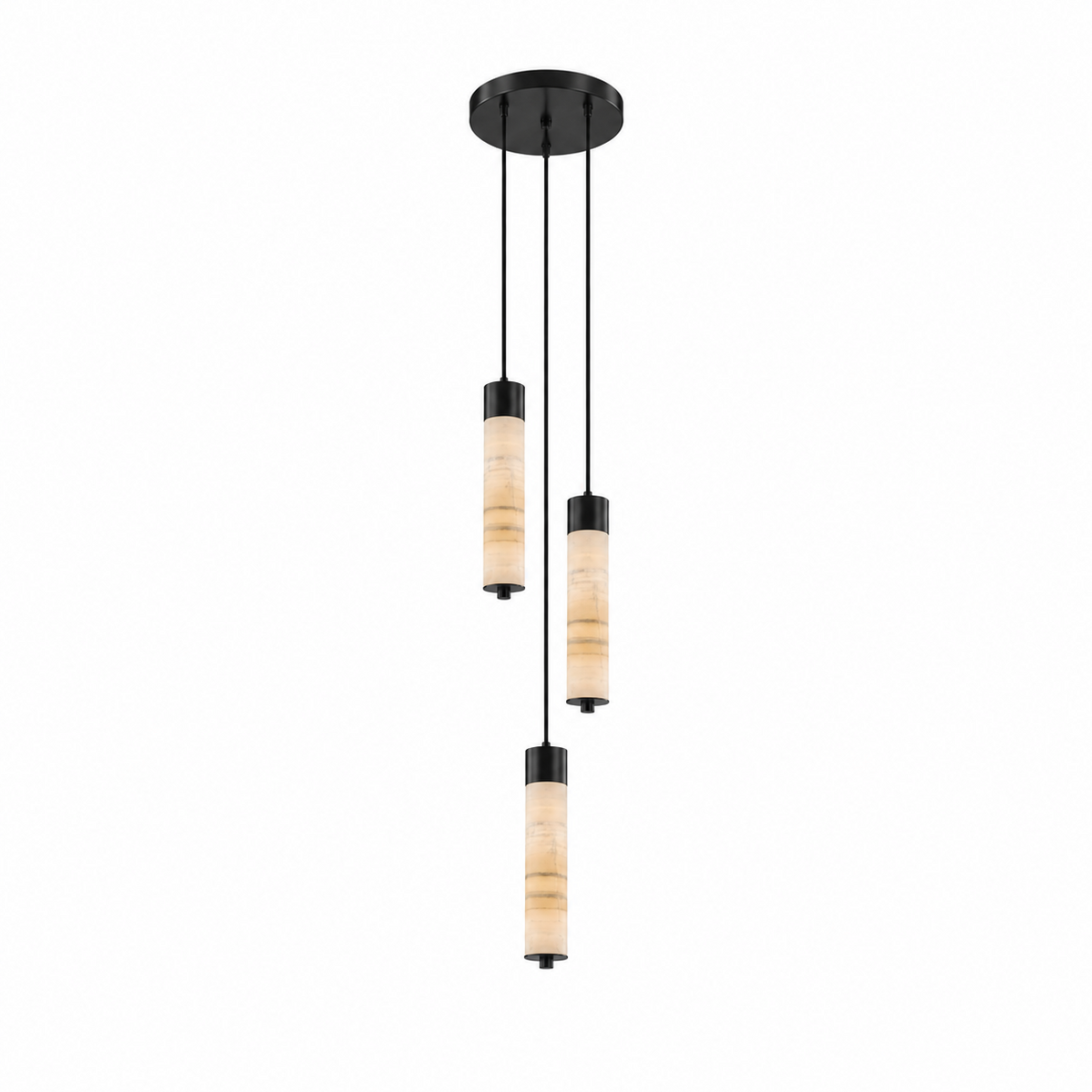 Harvenstone Alabaster Column Chandelier