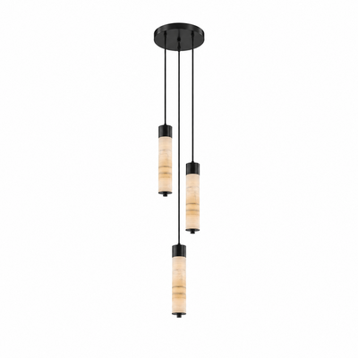 Harvenstone Alabaster Column Chandelier