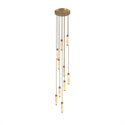 Harvenstone Alabaster Column Chandelier