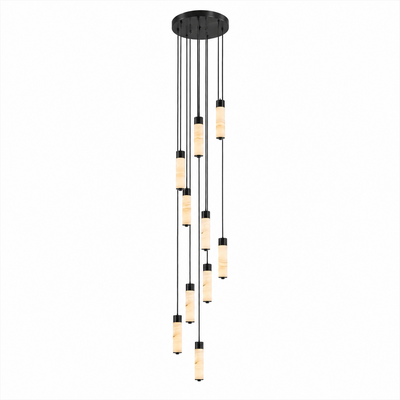 Harvenstone Alabaster Column Chandelier