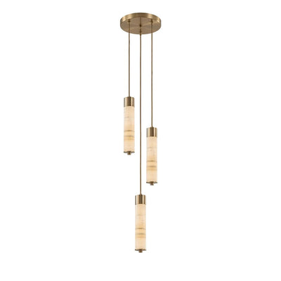 Harvenstone Alabaster Column Chandelier