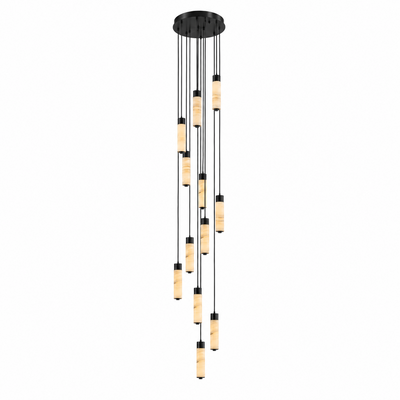 Harvenstone Alabaster Column Chandelier