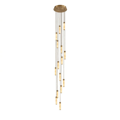 Harvenstone Alabaster Column Chandelier