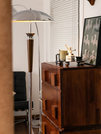 Viraivelle Retro Chrome Floor Lamp