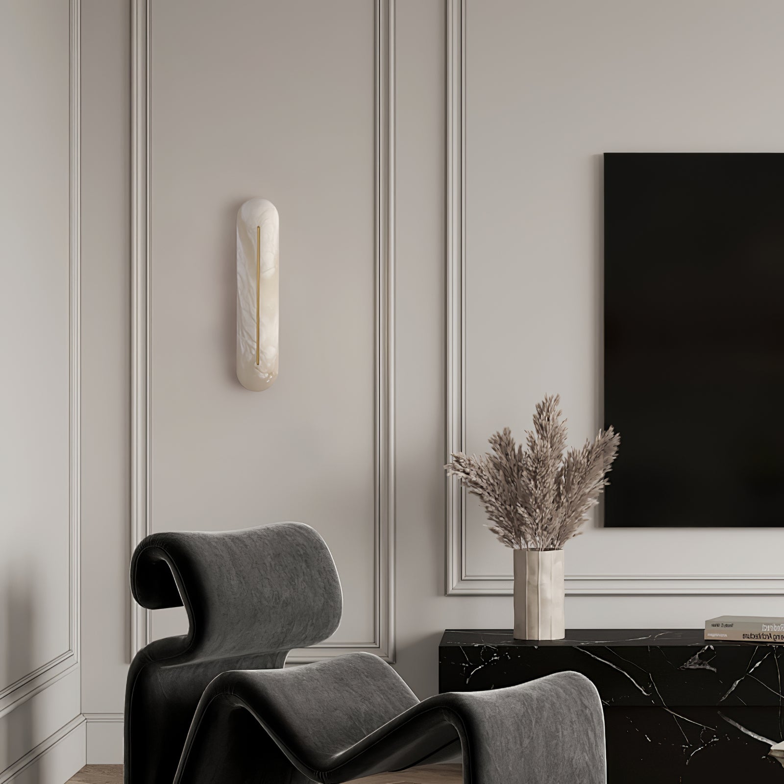 Armaryra Oblong Alabaster Wall Light