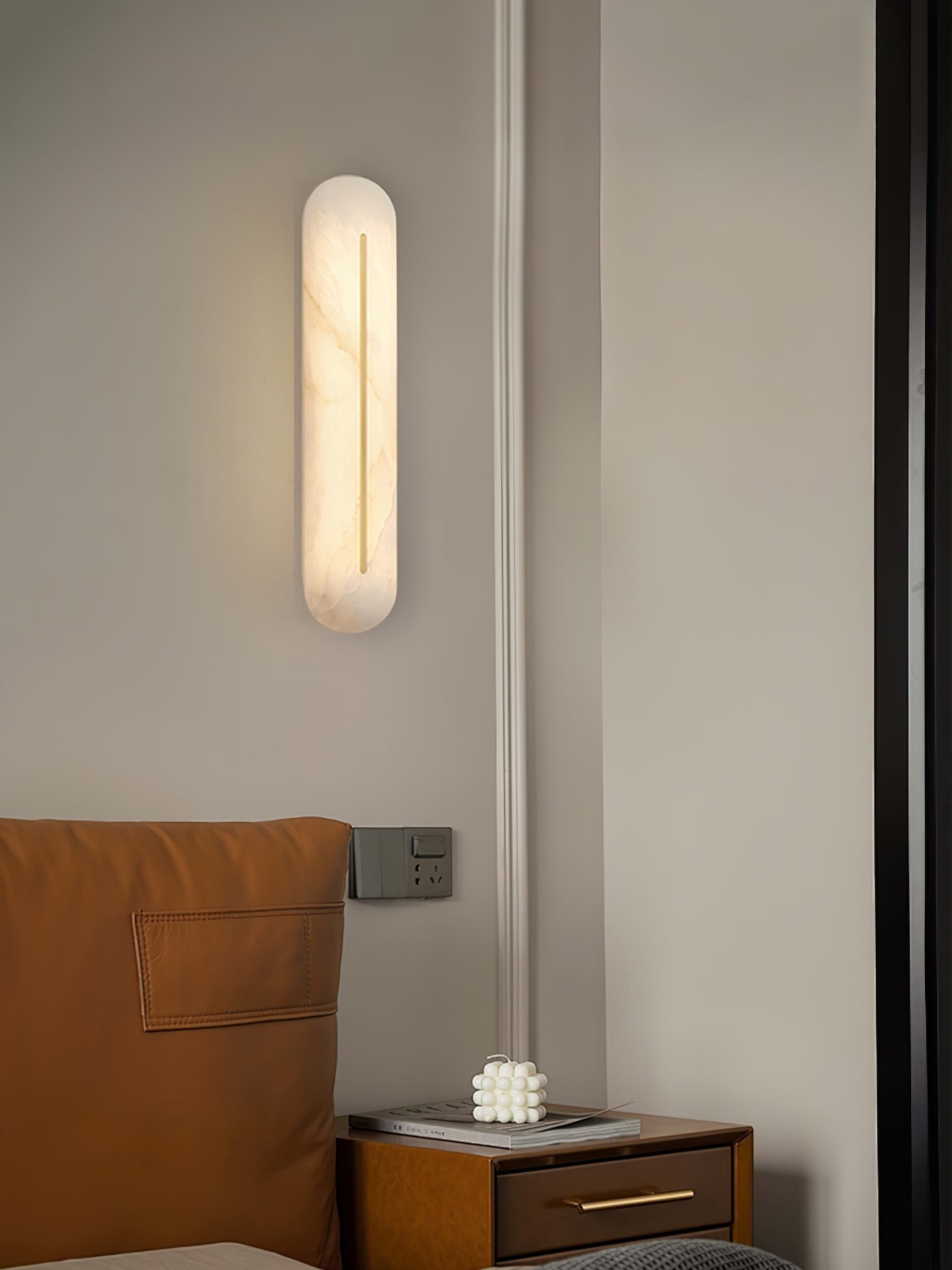 Armaryra Oblong Alabaster Wall Light