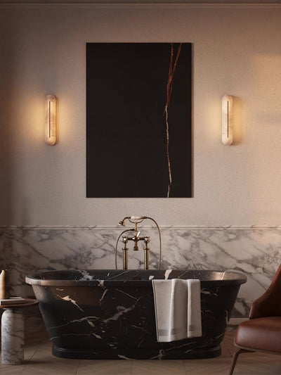 Armaryra Oblong Alabaster Wall Light