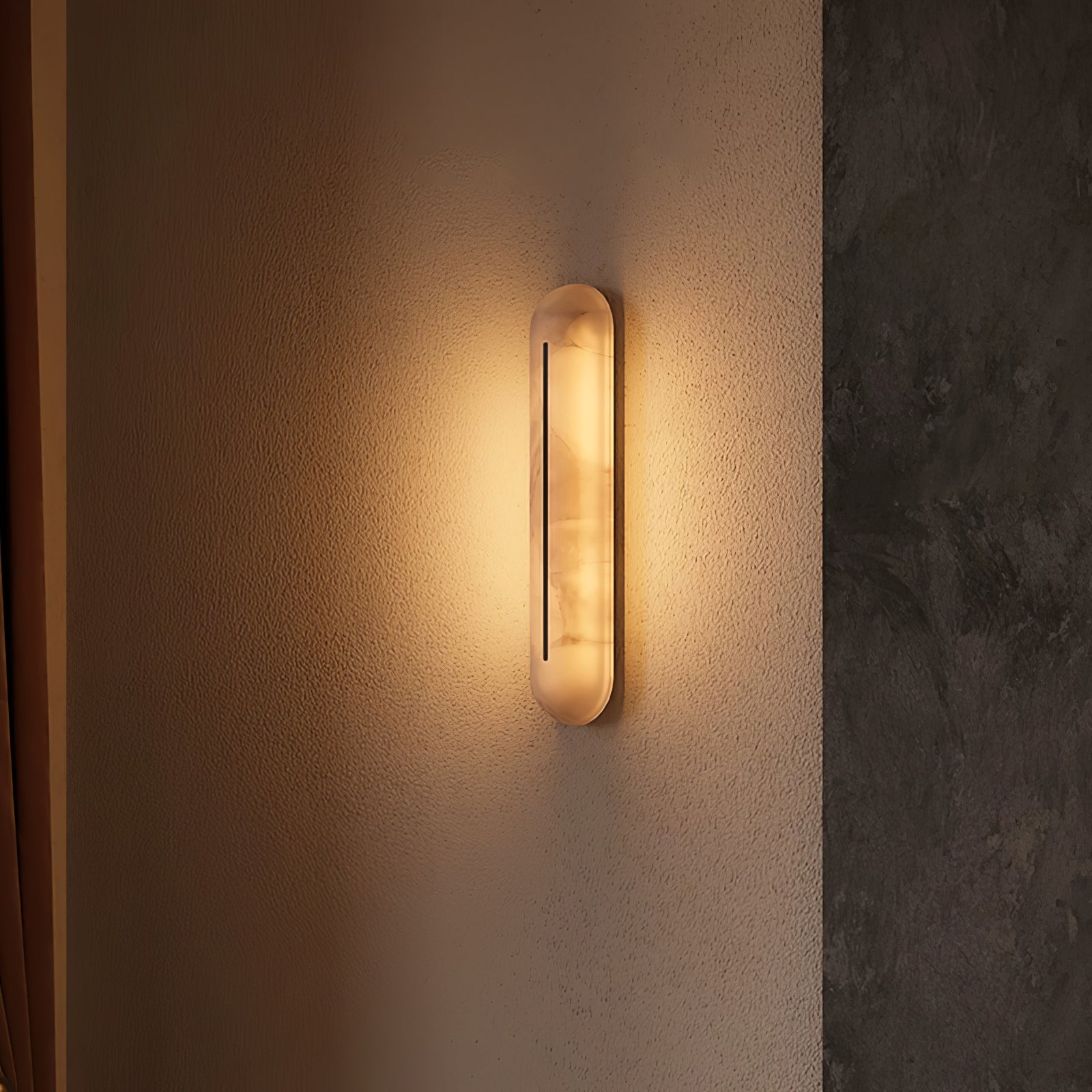 Armaryra Oblong Alabaster Wall Light