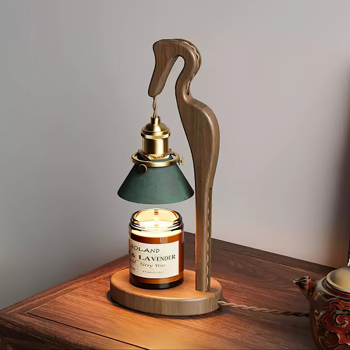 Cyn Wood Artistic Table Lamp