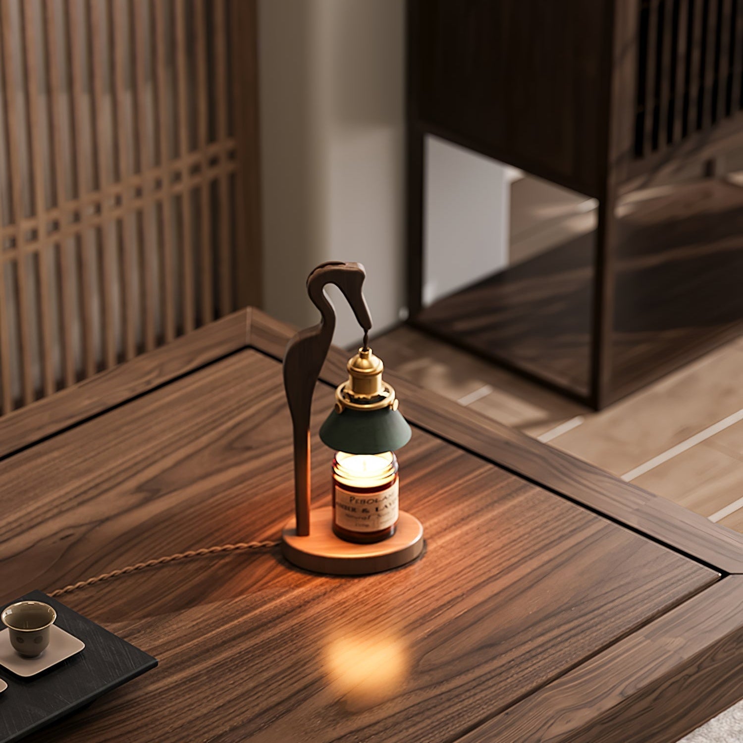 Cyn Wood Artistic Table Lamp