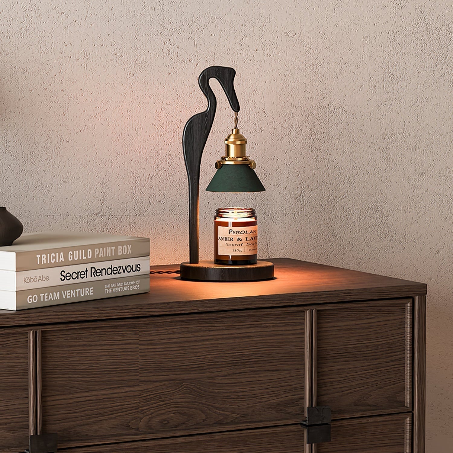 Cyn Wood Artistic Table Lamp