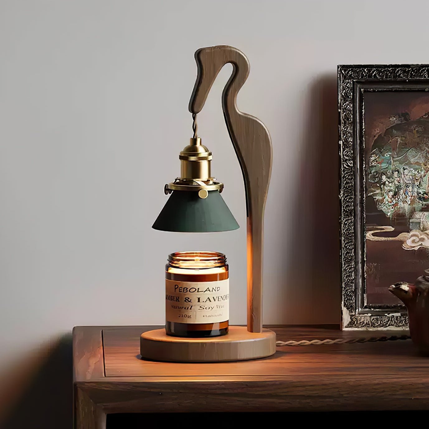 Cyn Wood Artistic Table Lamp