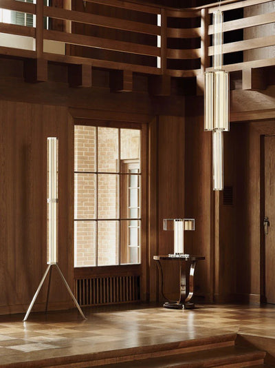 Hexagonal Glass Pendant Lamp