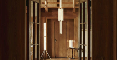 Hexagonal Glass Pendant Lamp