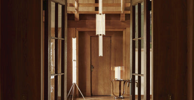 Hexagonal Glass Pendant Lamp