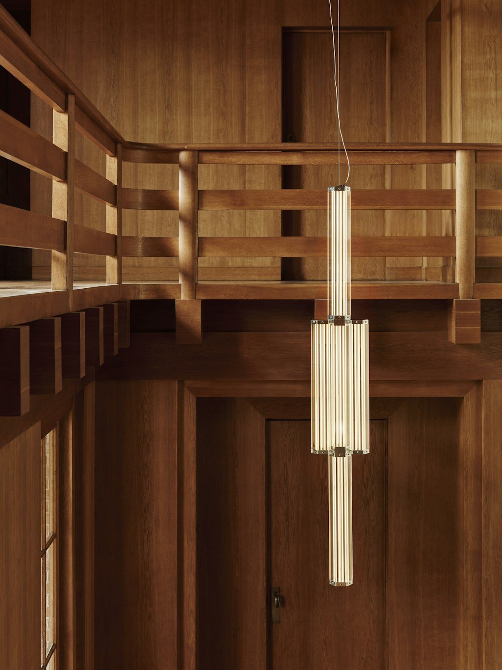Hexagonal Glass Pendant Lamp