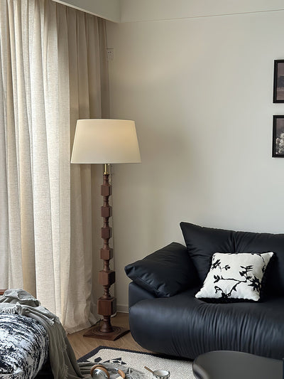 Sylarelle Hexas Wood Floor Lamp