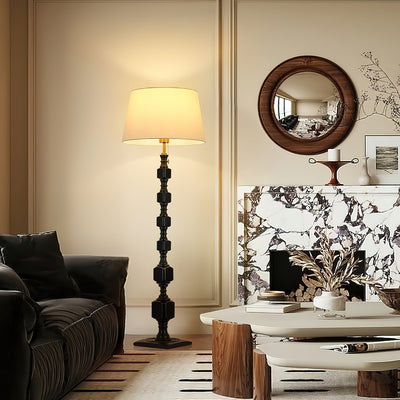 Sylarelle Hexas Wood Floor Lamp