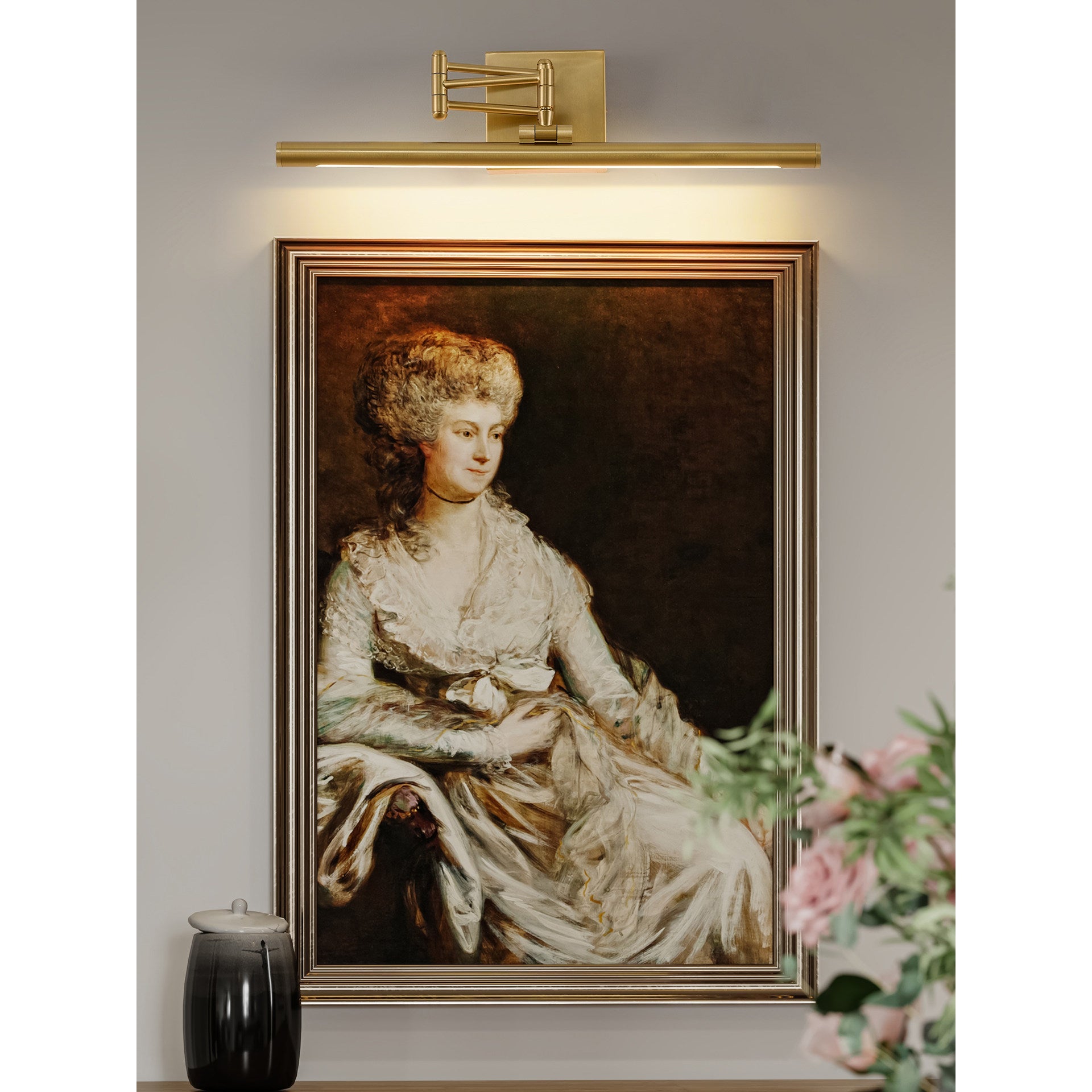 Glencrest Stokes Brass Indoor Wall Light