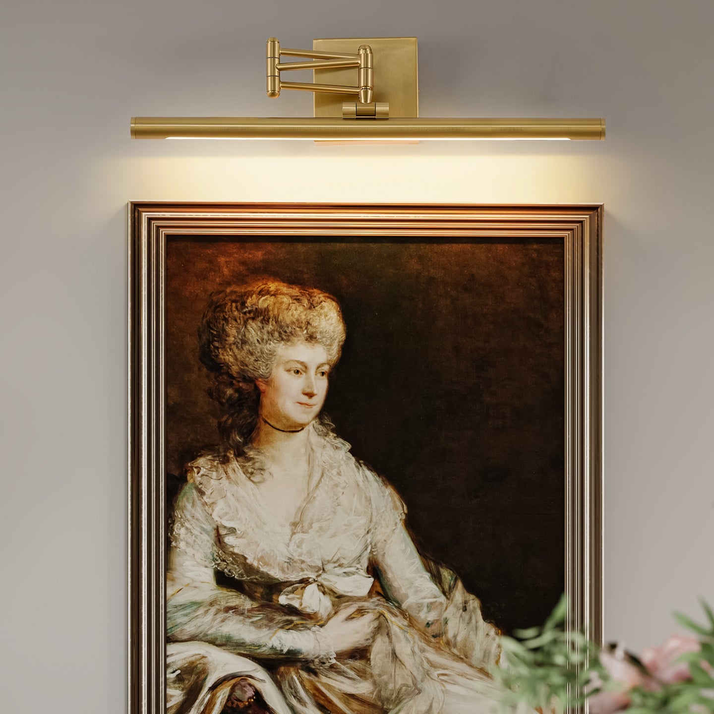 Glencrest Stokes Brass Indoor Wall Light