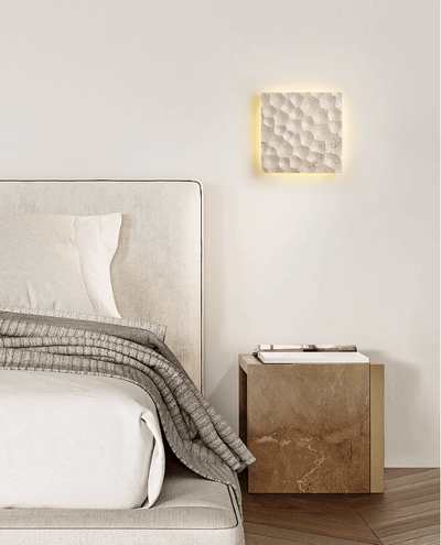 Seleaya Hexa Hive Stone Sconce