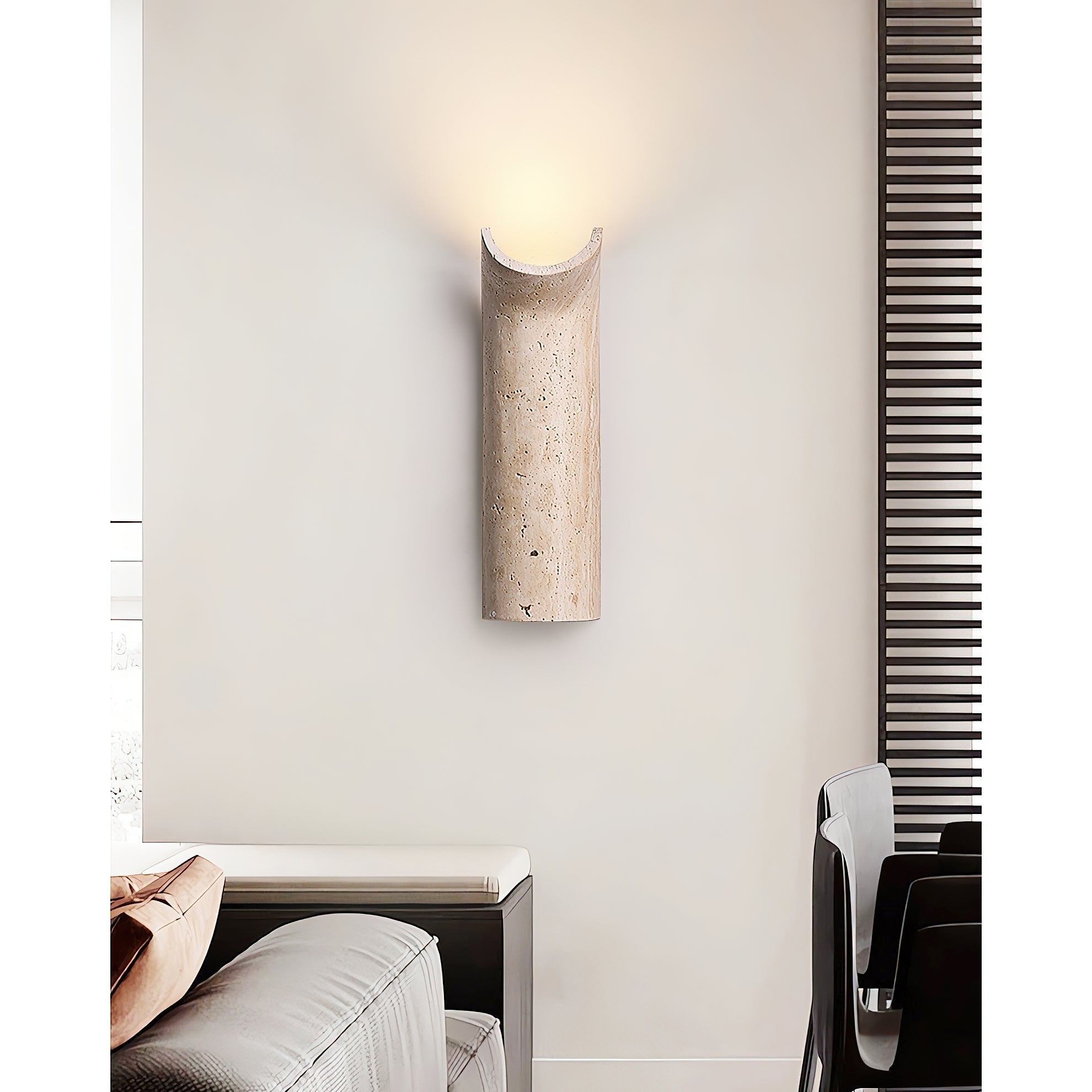 Tula Travertine Wall Lamp