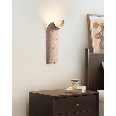 Tula Travertine Wall Lamp