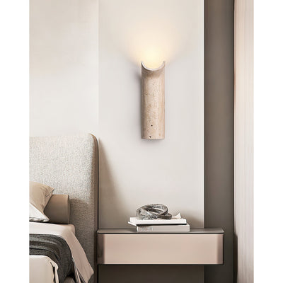 Tula Travertine Wall Lamp