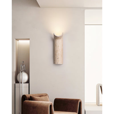 Tula Travertine Wall Lamp
