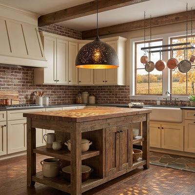 Calania Hollow Industrial Pendant Lamp