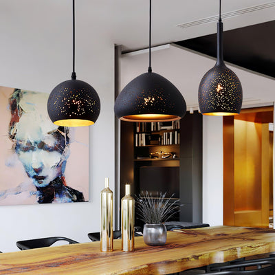 Calania Hollow Industrial Pendant Lamp