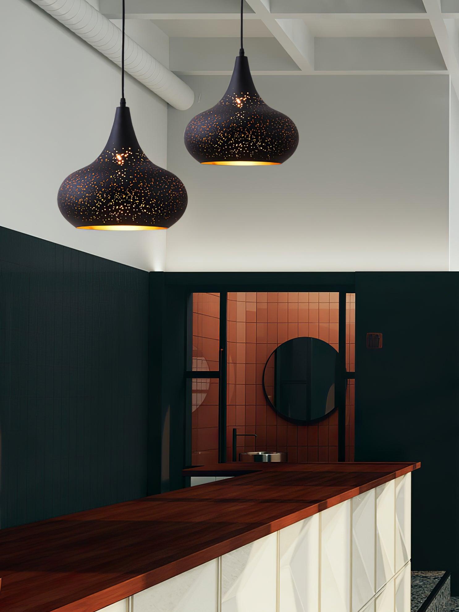 Calania Hollow Industrial Pendant Lamp