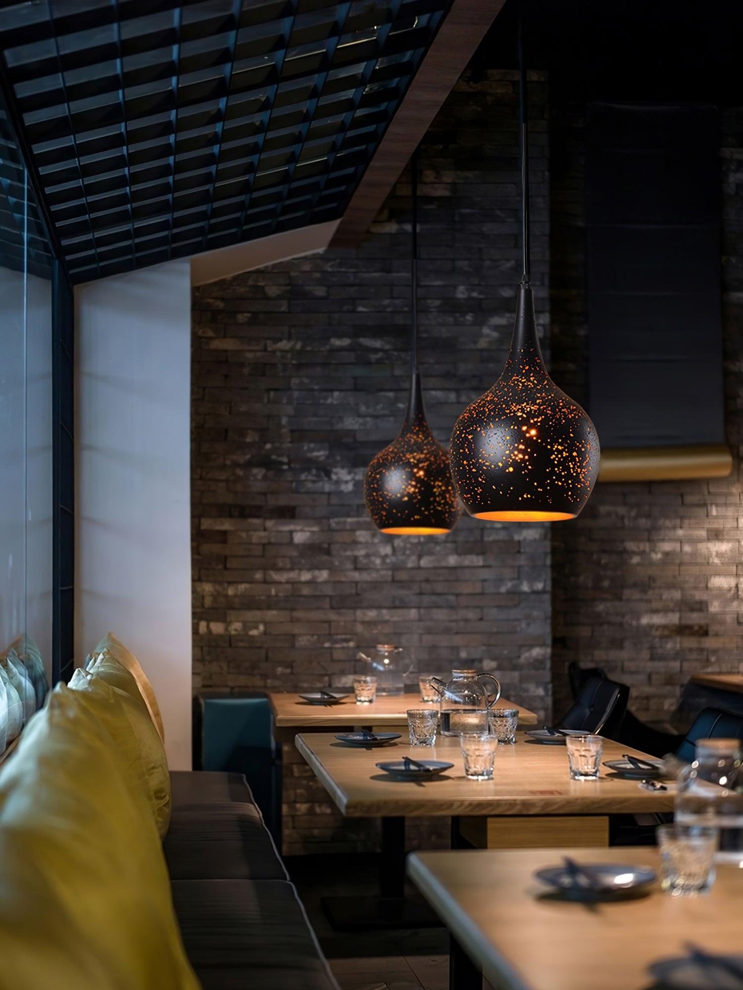 Calania Hollow Industrial Pendant Lamp
