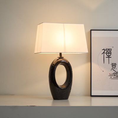 Vesperon Oval Ceramic Table Lamp