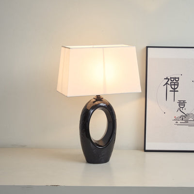 Vesperon Oval Ceramic Table Lamp