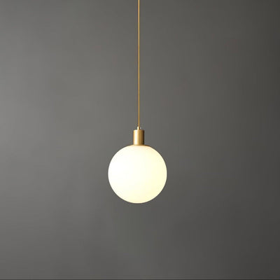 Orlabrook Brass Globe Pendant Light