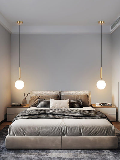 Orlabrook Brass Globe Pendant Light