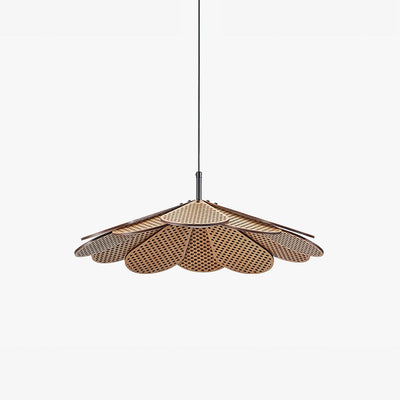Zevarus Nordic Art Wabi-Sabi Wood Pendant Light