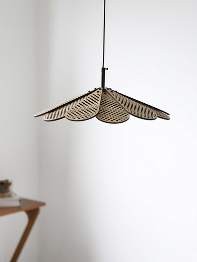 Zevarus Nordic Art Wabi-Sabi Wood Pendant Light