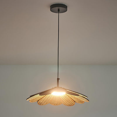 Zevarus Nordic Art Wabi-Sabi Wood Pendant Light