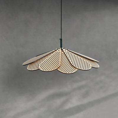Zevarus Nordic Art Wabi-Sabi Wood Pendant Light