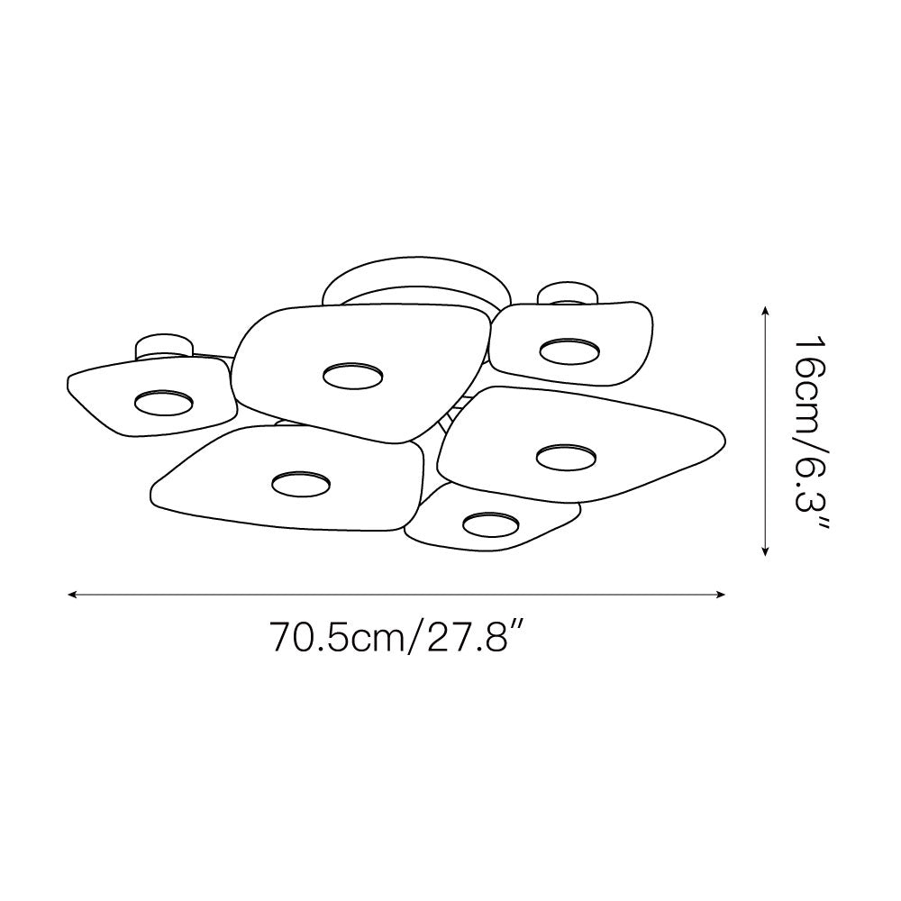 Eireraya Alabaster Ceiling Lamp