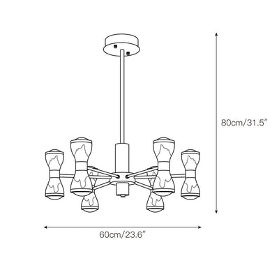 Zircon Chandelier