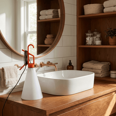 Hook Handle Cone Lamp