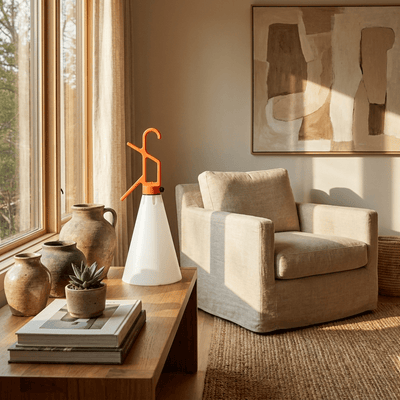 Hook Handle Cone Lamp