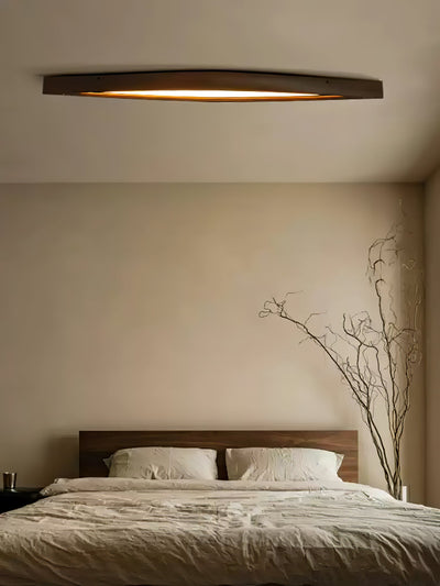 Alnoreth Nordic Horizon Linear Wood Ceiling Lamp