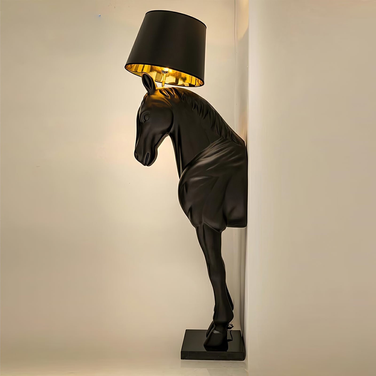 Brammell Horse Statue Floor Lamp