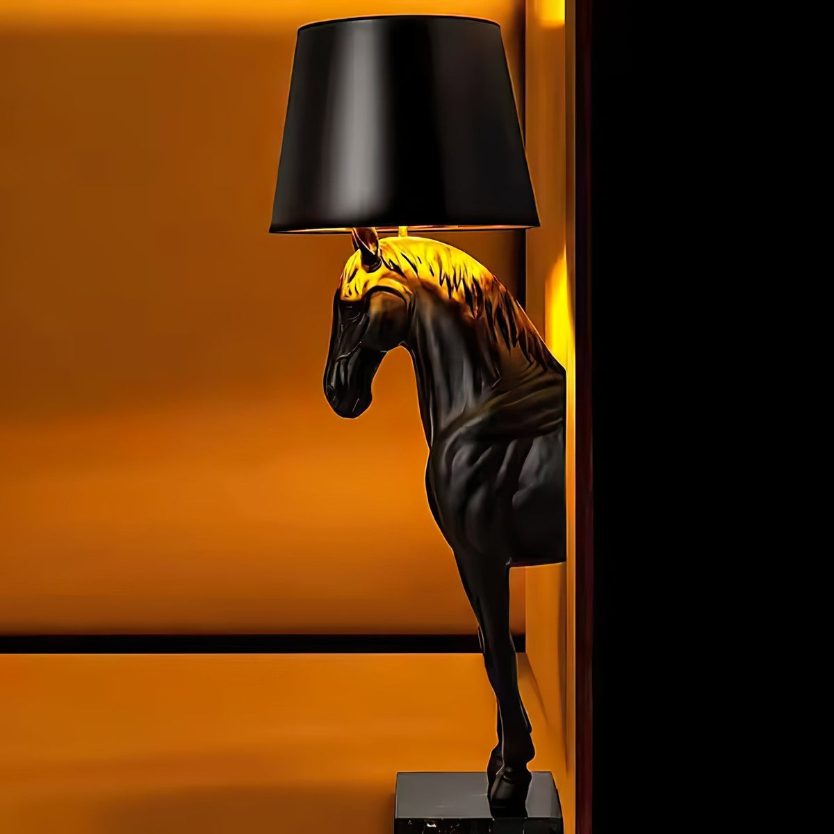 Derion Fabric Resin Floor Lamp